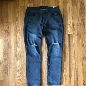 Guess Los Angeles black stretch jeans. 34x32